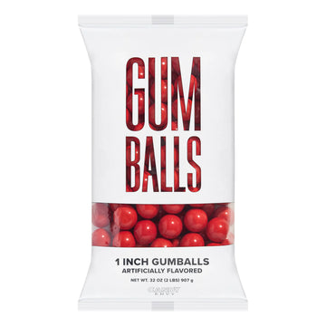 Gumballs 1 inch  - Red