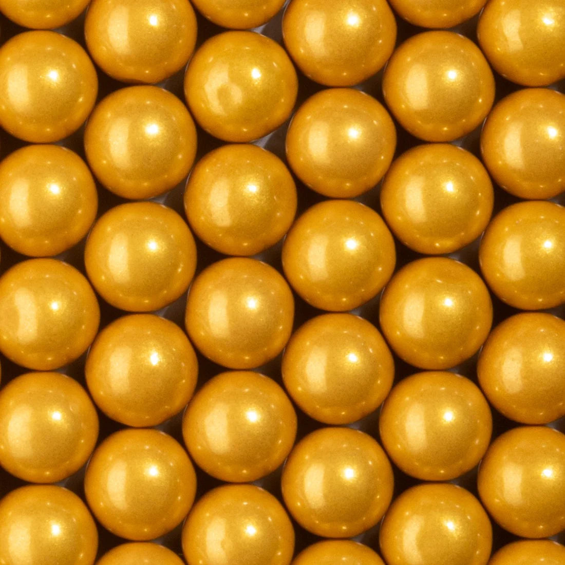 Gumballs 1 inch  - Shimmer Gold