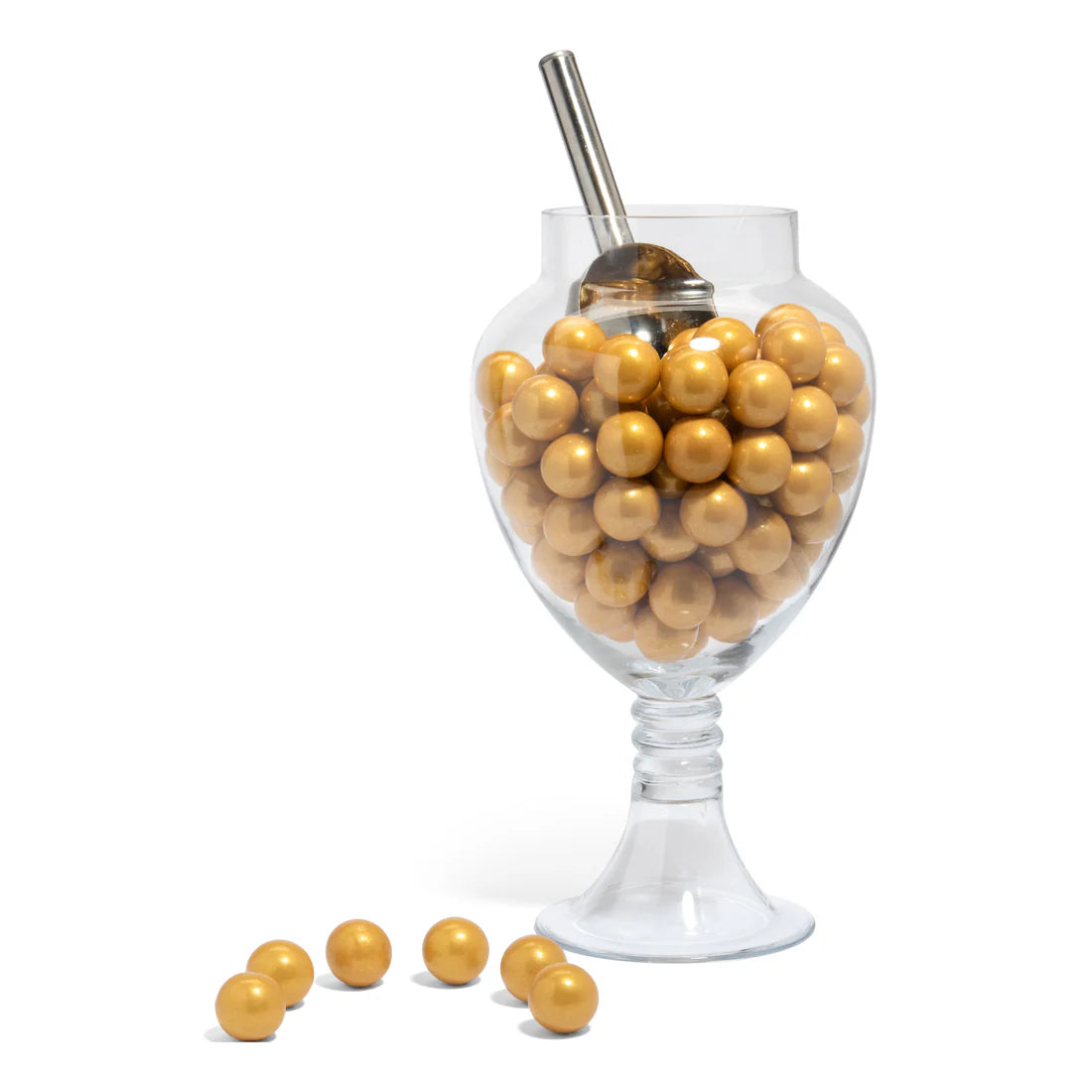 Gumballs 1 inch  - Shimmer Gold