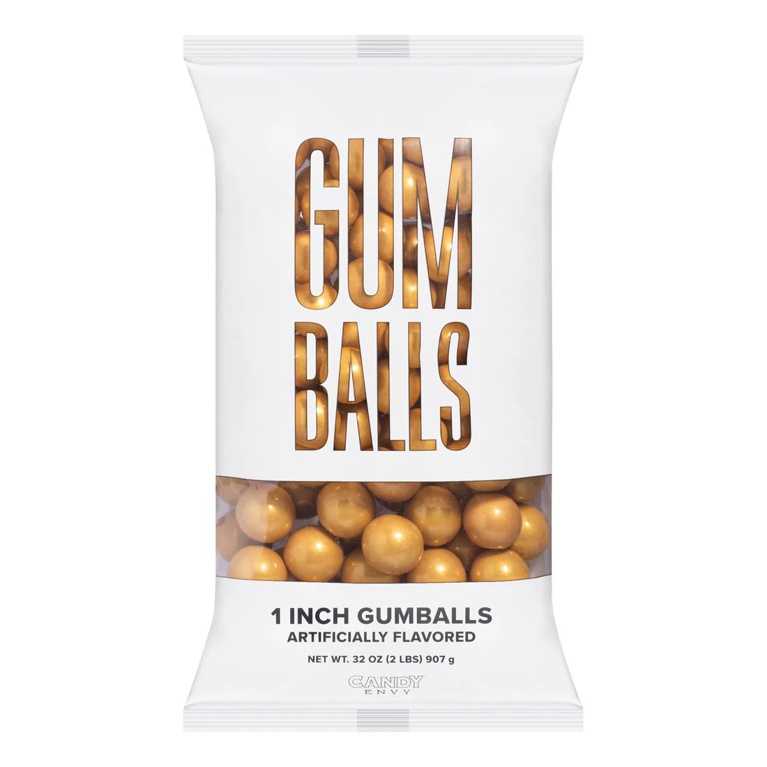 Gumballs 1 inch  - Shimmer Gold
