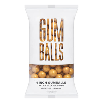 Gumballs 1 inch  - Shimmer Gold