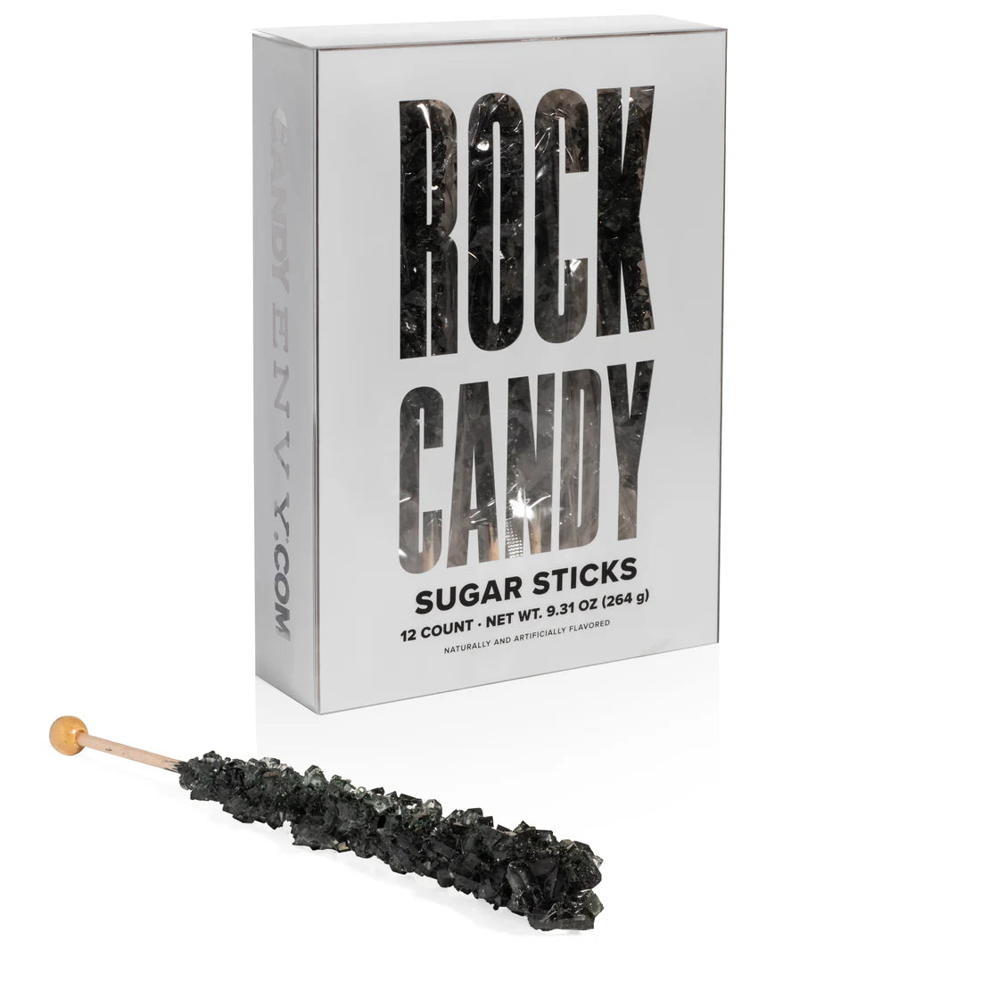 Black Rock Candy Sticks - 12ct