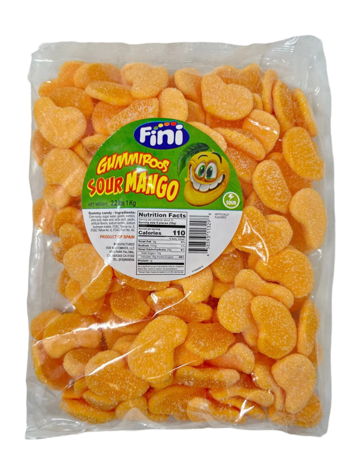 Sour Mango Slices - 2.2LB