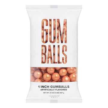 Gumballs 1 inch  - Shimmer Rose Gold
