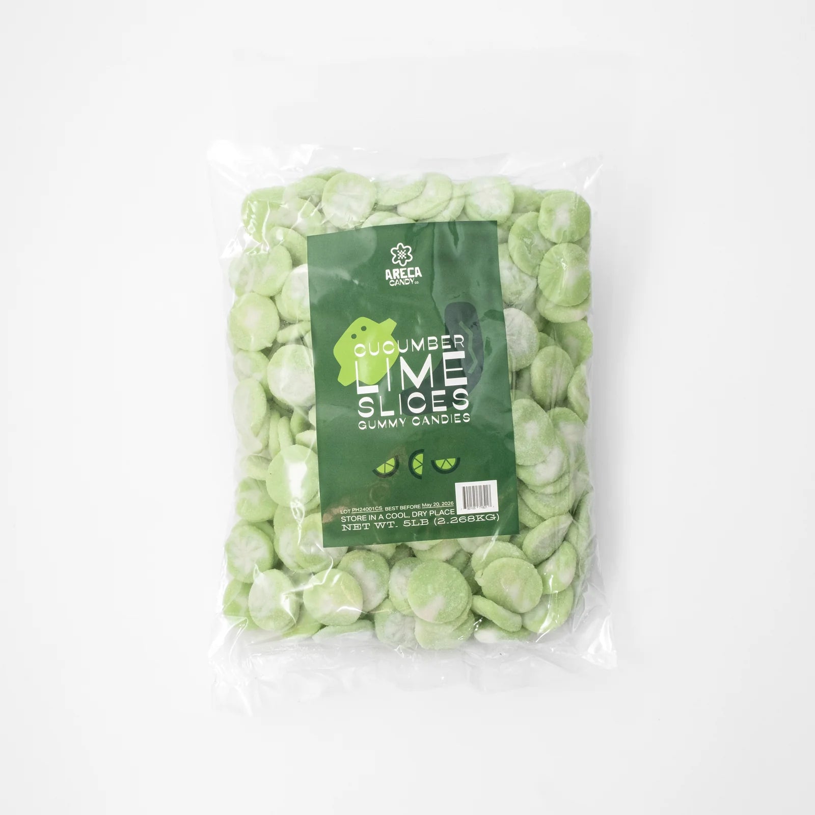 Cucumber Lime Slices Bulk - 5LBS
