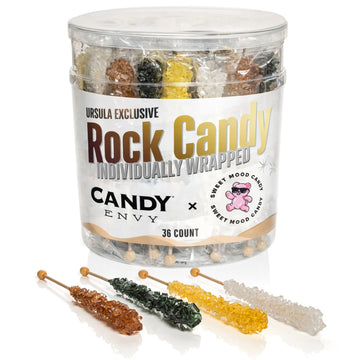 Down to Earth Rock Candy Sticks - 36ct