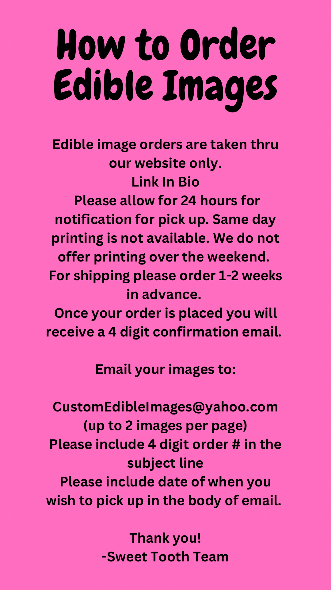 Custom Images - 1.5" Circle For Cakepops