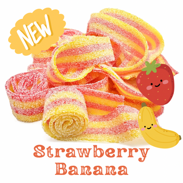 Just Enough - 
Strawberry Banana Sour Belts